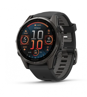fenix 8 – 43 mm , AMOLED , Sapphire, Carbon grey 